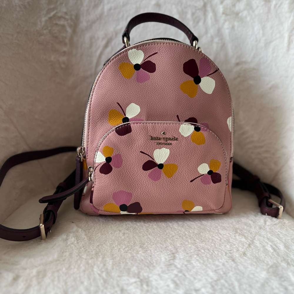 Kate Spade Dusk Buds Medium Backpack in pink/multi floral